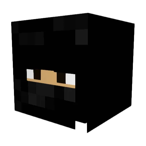 Legendary_tinie Minecraft avatar head, 3D render