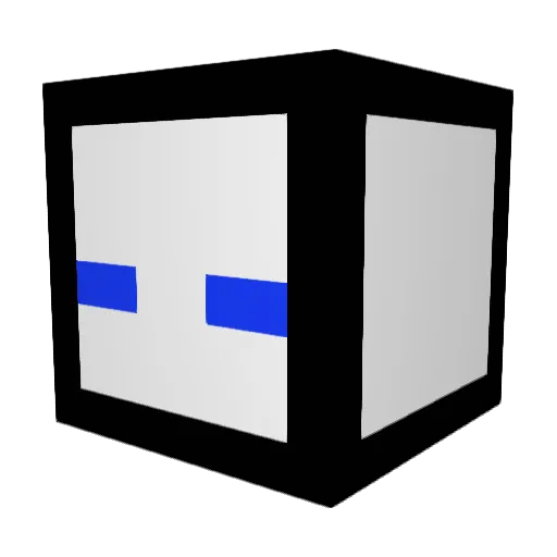 Legendarycrafty Minecraft avatar head, 3D render