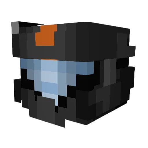 LegendarygamerVR Minecraft avatar head, 3D render