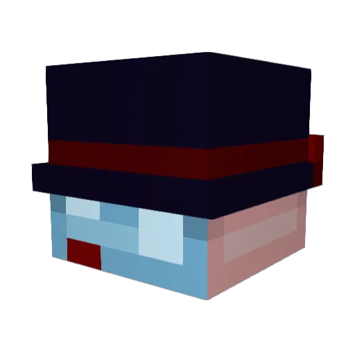 Legende7 Minecraft avatar head, 3D render