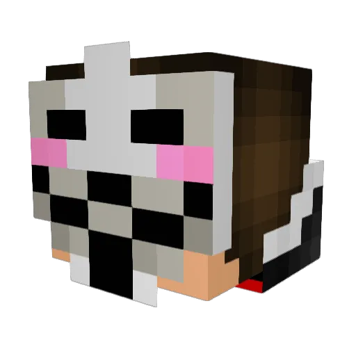 Legende_majs Minecraft avatar head, 3D render