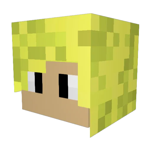 Legender13 Minecraft avatar head, 3D render