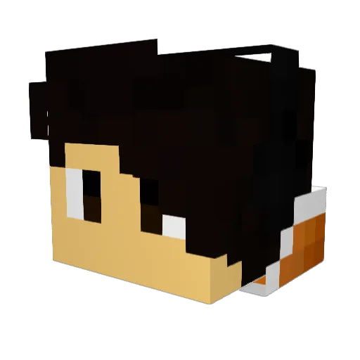 LegendofZach08 Minecraft avatar head, 3D render