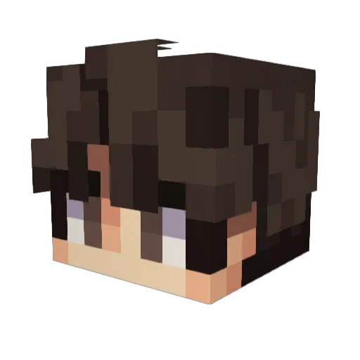 Legened87 Minecraft avatar head, 3D render