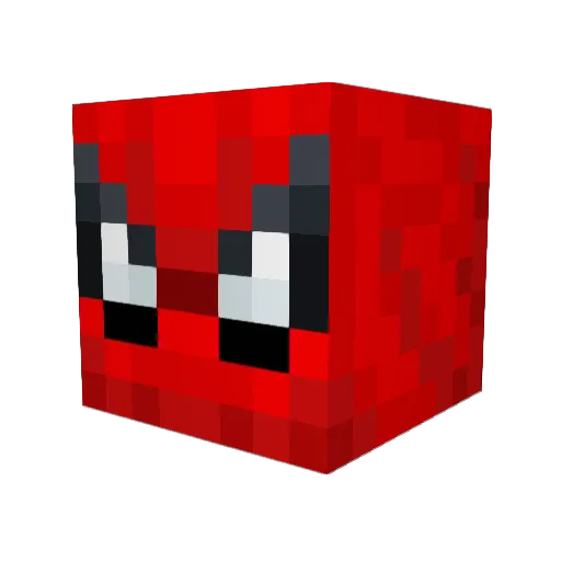 Legerra Minecraft avatar head, 3D render