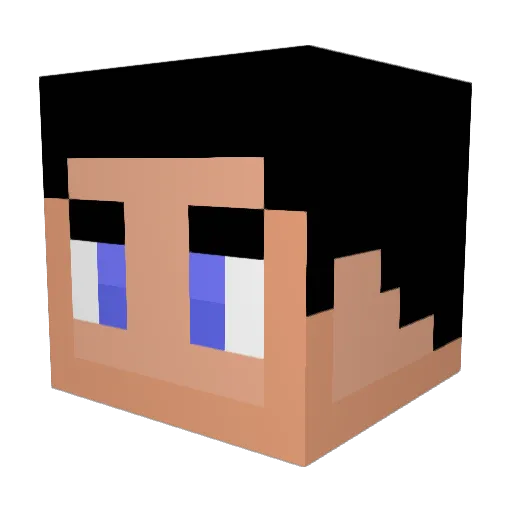Leggo0406 Minecraft avatar head, 3D render