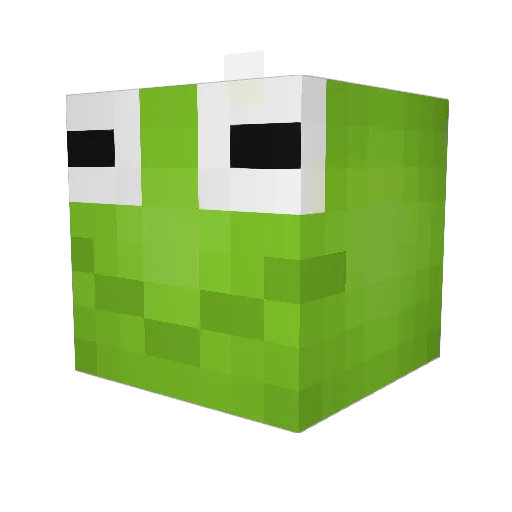 Leggo_Waffles Minecraft avatar head, 3D render