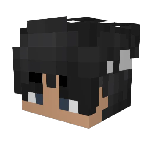 Legi_62 Minecraft avatar head, 3D render