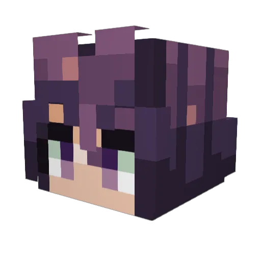 Legialith Minecraft avatar head, 3D render
