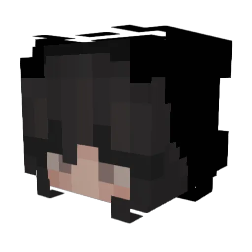 Legioh Minecraft avatar head, 3D render