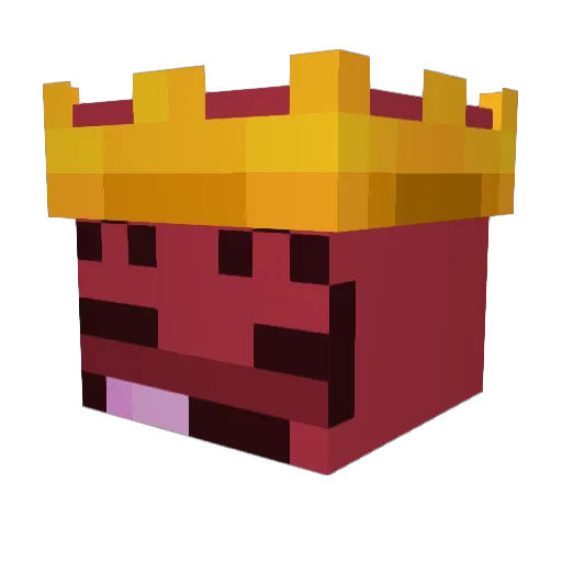 Legion422 Minecraft avatar head, 3D render