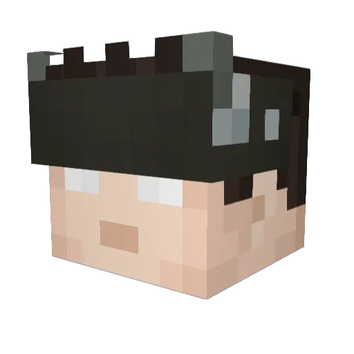 LegionEye Minecraft avatar head, 3D render
