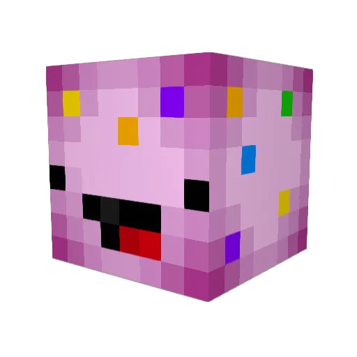 LegionGamers Minecraft avatar head, 3D render