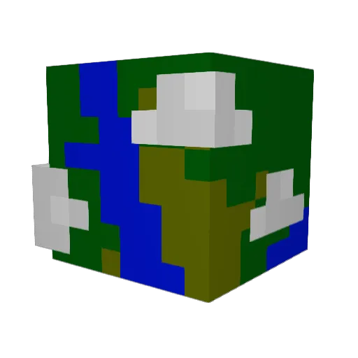 LegionSoup Minecraft avatar head, 3D render