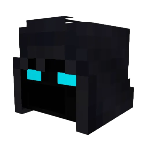 LegionUSA Minecraft avatar head, 3D render