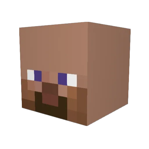 LegionXIIX Minecraft avatar head, 3D render