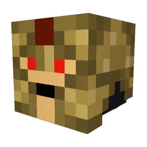 Legion_Was_Taken Minecraft avatar head, 3D render