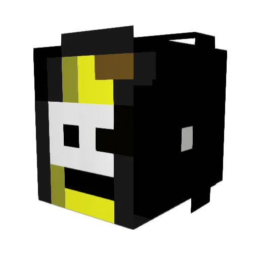 Legion_d177 Minecraft avatar head, 3D render