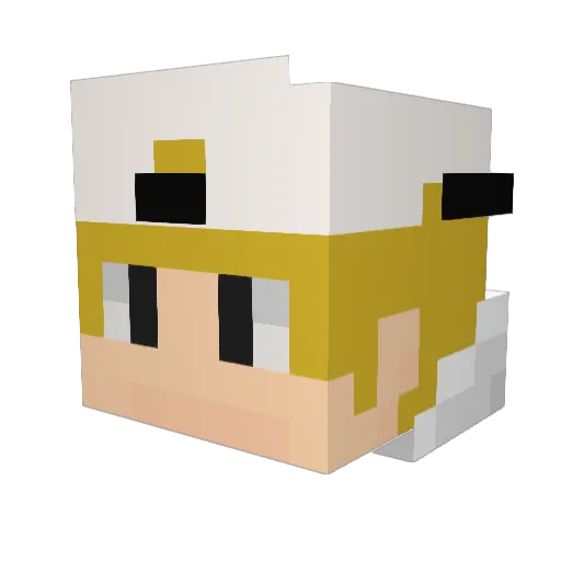 Legiondaniel13 Minecraft avatar head, 3D render