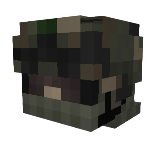 Legionnaire21 Minecraft avatar head, 3D render
