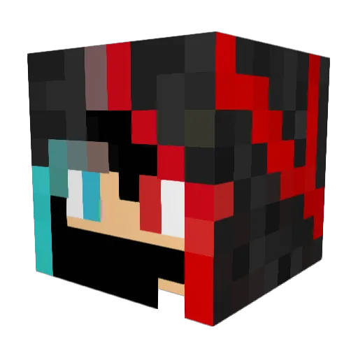 LegitCTF Minecraft avatar head, 3D render