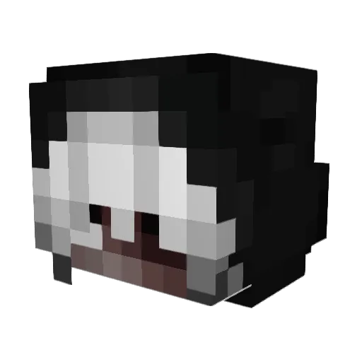 LegitFast Minecraft avatar head, 3D render