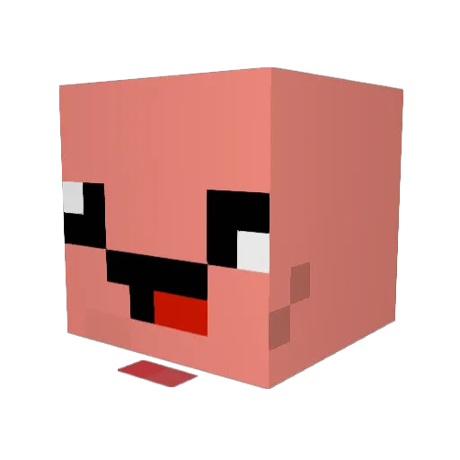 LegitMaverick7 Minecraft avatar head, 3D render