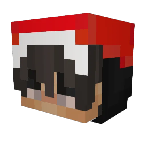 LegitScam_ Minecraft avatar head, 3D render