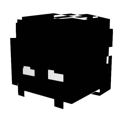LegitSteep Minecraft avatar head, 3D render