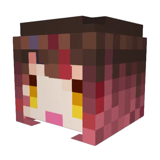 LegitTryhard Minecraft avatar head, 3D render