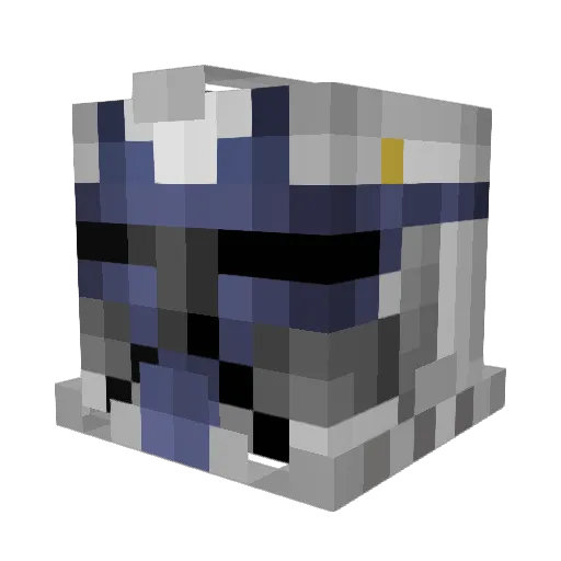 LegitUglyOrc Minecraft avatar head, 3D render