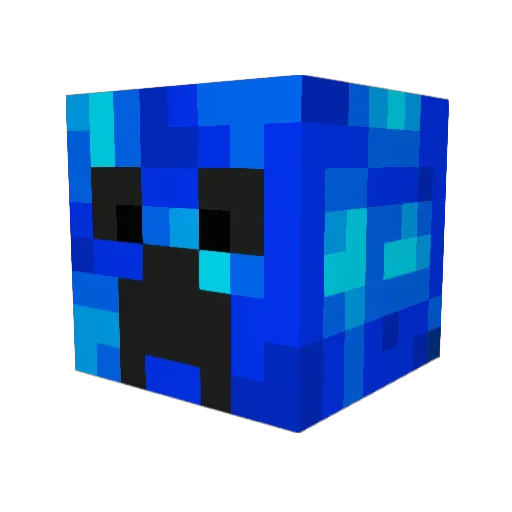 Legit_18 Minecraft avatar head, 3D render