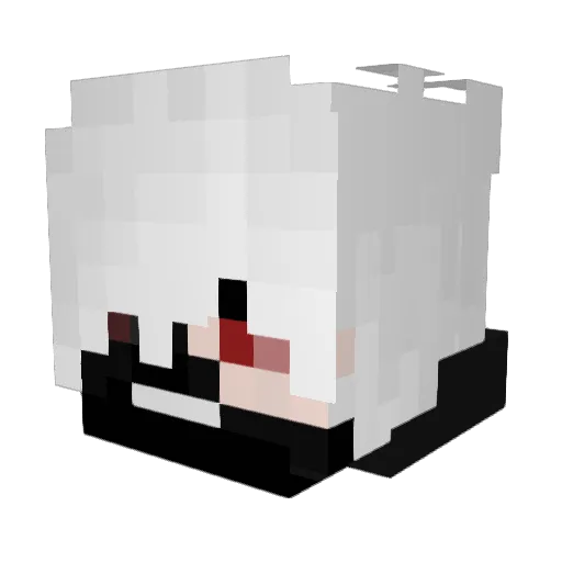 Legit_Reaper Minecraft avatar head, 3D render