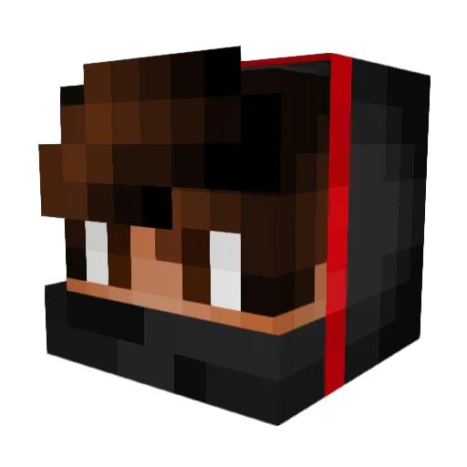 LeglessLinkaaan Minecraft avatar head, 3D render