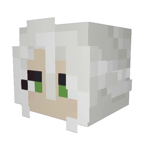Legna0913 Minecraft avatar head, 3D render