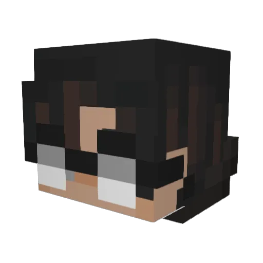 Legnaivo Minecraft avatar head, 3D render