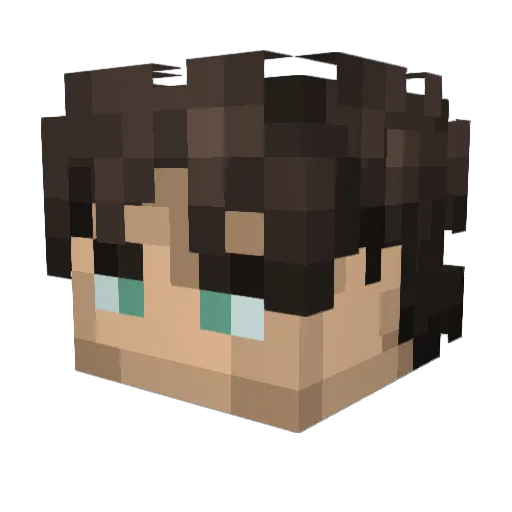 Legnd523 Minecraft avatar head, 3D render