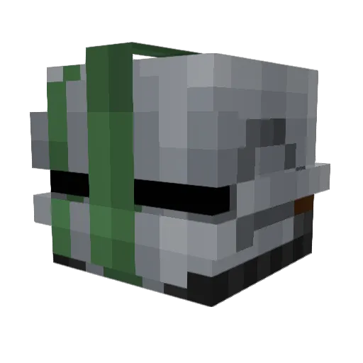 LegndaryBacon Minecraft avatar head, 3D render