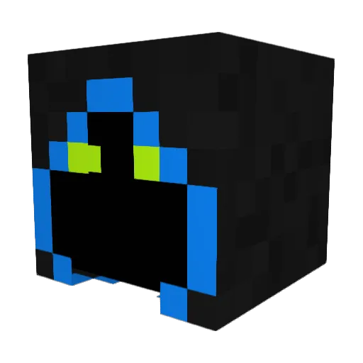 Lego2build Minecraft avatar head, 3D render