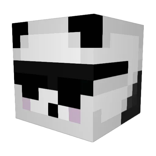 LegoBlockish Minecraft avatar head, 3D render