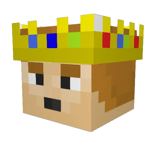 LegoBuild56 Minecraft avatar head, 3D render