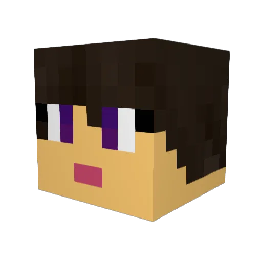 LegoCod1 Minecraft avatar head, 3D render