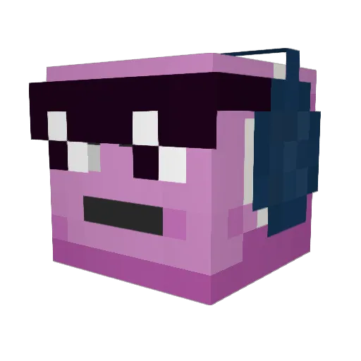 LegoGoblin Minecraft avatar head, 3D render