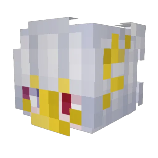 LegoJMY Minecraft avatar head, 3D render