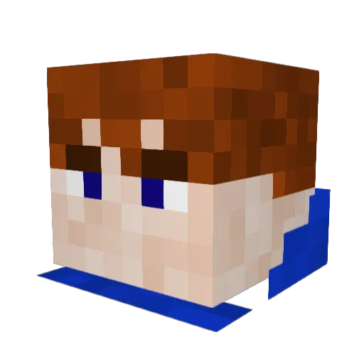 LegoLiam8585 Minecraft avatar head, 3D render