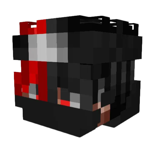 LegoMan035 Minecraft avatar head, 3D render