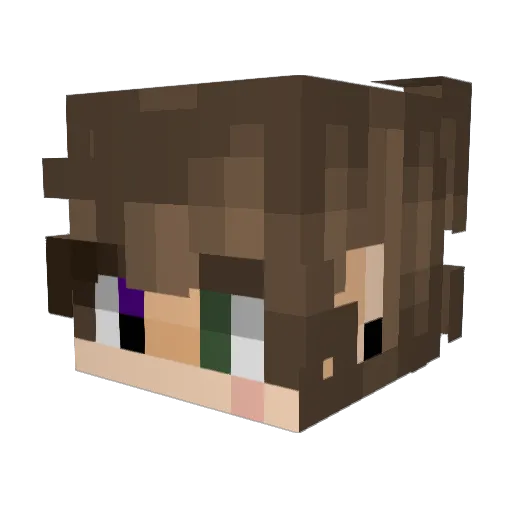 LegoMaster2012 Minecraft avatar head, 3D render