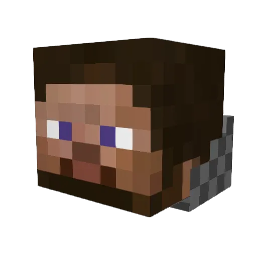 LegoMine_919 Minecraft avatar head, 3D render