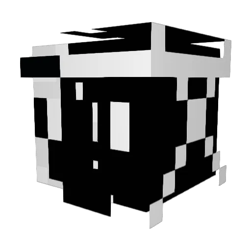 LegoNico Minecraft avatar head, 3D render