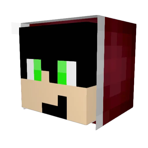 LegoPablo Minecraft avatar head, 3D render